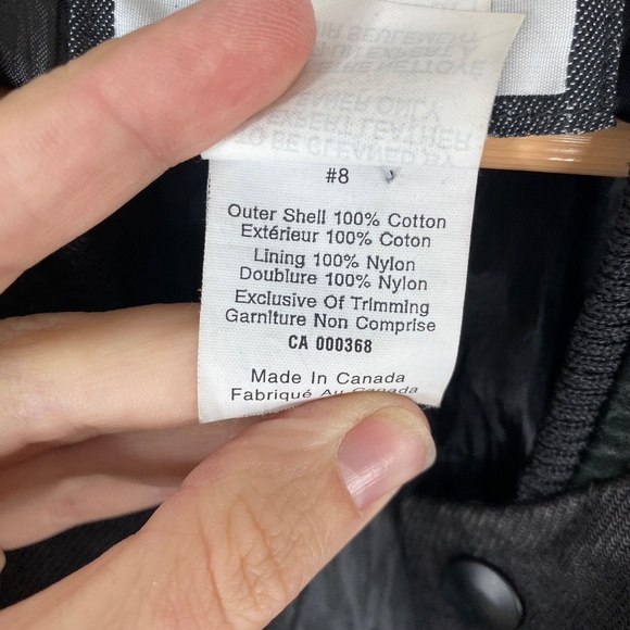 Vintage Teamsters Jacket 2XL XXL Black Suede Leather Sleeves Avon Coat Union USA - Picture 9 of 13